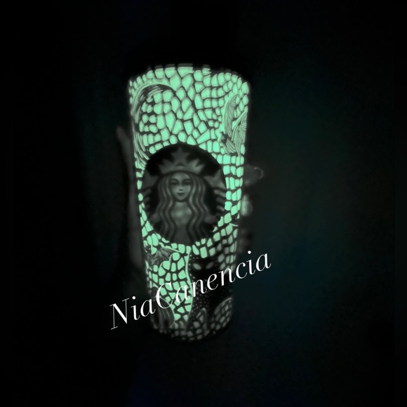 Starbucks Glow in the Dark Tall tumbler 16oz - Picture 2 of 2